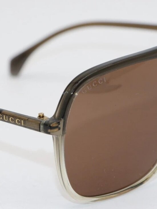 Gucci GG0545S 005 Men\'s Sunglasses 58/15/145 - Brown/Brown Lens main image 14